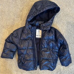 GAP Kids Dark Blue Puffer Coat